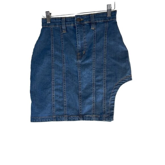 PrettyLittleThing Dresses & Skirts - Prettylittlething Womens Jean Skirt Size 10 NWT